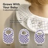 KeaBabies 8pk Organic Baby Bibs for Boy, Baby Drool Bib for Baby Boys and Girls, Newborn Teething Bibs - 4 of 4