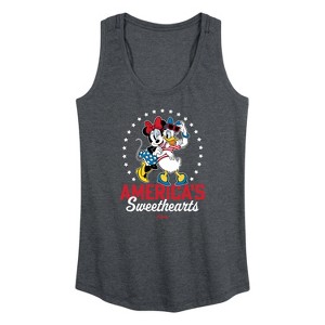 Women's - Disney - Americana Graphic Racerback Tank - 1 of 4