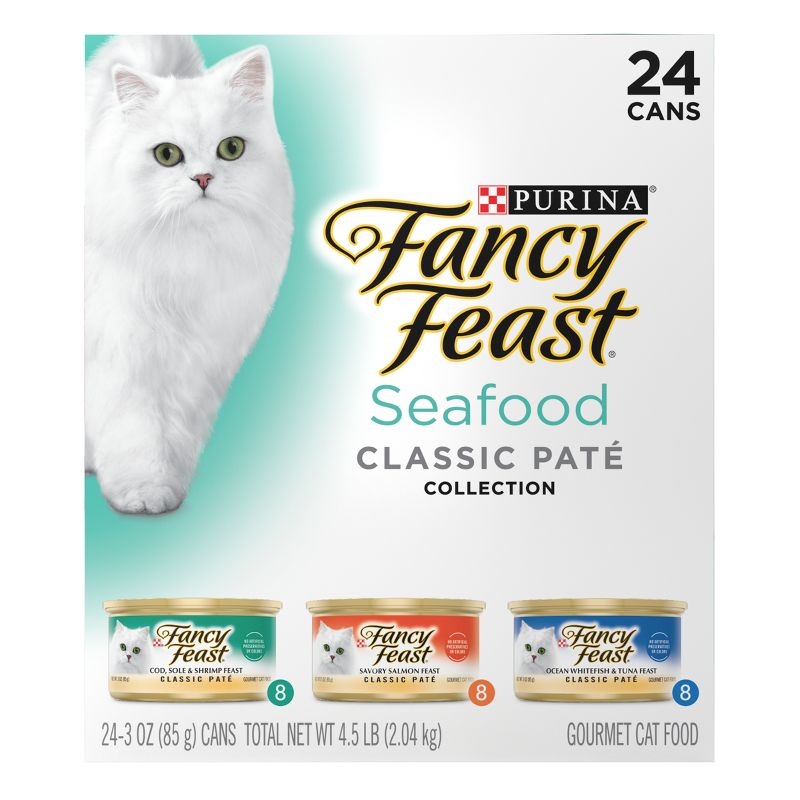 Fancy Feast Seafood Classic Wet Cat Food, 6 of 9