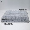 Artloge Plush Pet Bed Washable Dog Mat Crate Bed Anti-Slip Kennel Mattress Deluxe Sleeping Mat for Puppy & Large Dogs with Removable Cover - 2 of 4