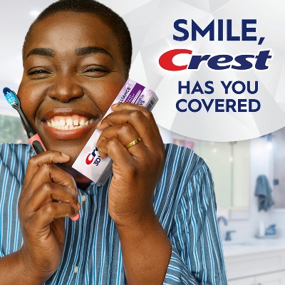 Crest 3D White Brilliance Vibrant Peppermint Teeth Whitening Toothpaste - 0.85oz