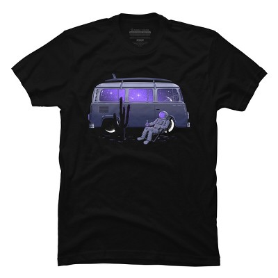 Men's Design By Humans Star Trippin' By Gammaray85 T-Shirt