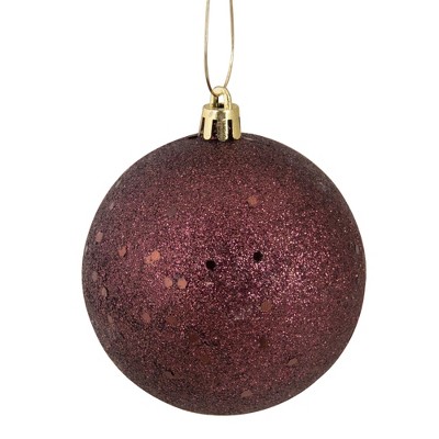 Mulberry Shatterproof 60-Piece Non-Glossy Christmas Ball Ornaments