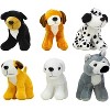 4E's Novelty 12-Pack Assorted 5'' Plush Dog Party Favors – Perfect for Dog-Themed Celebrations - 4 of 4