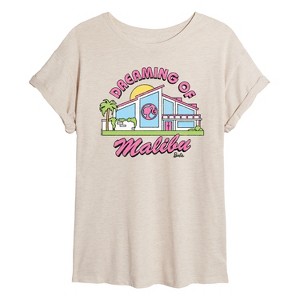 Women's - Barbie - Dreaming Of Malibu Oversized Graphic T-Shirt - 1 of 4
