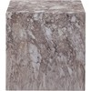 Meridian Furniture,Piazza Marble Finish Concrete End Table - 3 of 4