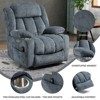 CLIHOME Chenille Power Lift Recliner Chair, Heavy Duty Motion Mechanism with 8-Point Vibration Massage and Lumbar Heating, USB and Type-C Ports - 4 of 4