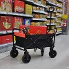 HTUTWOO Collapsible Wagon Cart, Beach Folding Wagon Cart, Lightweight, for Camping, Picnic, Pets, Fishing, Beach - 2 of 4