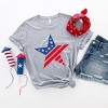 Simply Sage Market Women's Patriotic Star  Short Sleeve Graphic Tee - 2 of 4