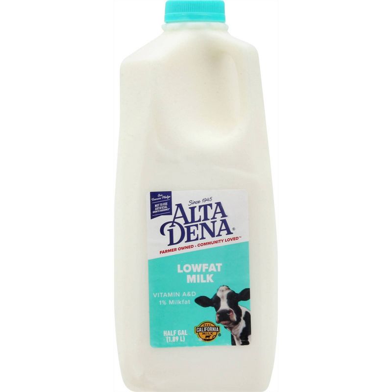 Alta Dena 1% Milk - 0.5gal, 1 of 5