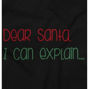 Christmas Dear Santa I Can Explain Toddler Baby Graphic T Shirt Brisco Brands - 1 of 4