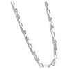 Pompeii3 Men's Steel Single Tone 6mm Oval Link Flexible 24 " Necklace - 2 of 3