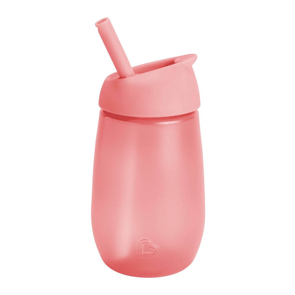 Photos - Baby Bottle / Sippy Cup Munchkin Simple Clean Straw Cup - 10oz - Pink 