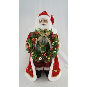 Season's Designs 24In Lrg Wreath Standing Santa - 1 of 1