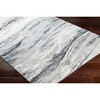 Hauteloom Glain Gray & Blue Marble Area Rug - 3 of 4