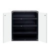 NicBex 3-Tier Shoe Cabinet with RGB Led Light,Freestanding Shoe Organizer for Hallway,Entryway - 4 of 4