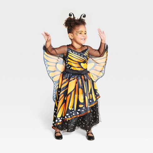 Toddler Monarch Butterfly Halloween Costume Dress With Headpiece 2-3t -  Hyde & Eek! Boutique™ : Target