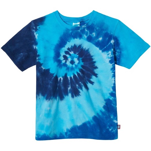 City Threads USA-Made Organic Cotton Tie-Dye Boys Soft Jersey Short Sleeve Crew Tee - image 1 of 4