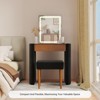 GYIIYUO 31.5"W Makeup Vanity Table with Mirror and Lights, Drawers, Vanity Desk for Bedroom - 3 of 4