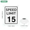 Unique Bargains Aluminum Weather Resistant Waterproof Rust Free Traffic Sign 2 Pcs - 2 of 4