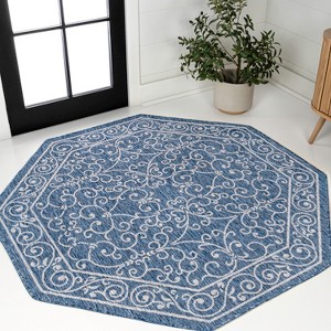JONATHAN Y Charleston Vintage Filigree Textured Weave Indoor/Outdoor Area Rug - 1 of 4