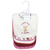 Hudson Baby Infant Girl Cotton Bibs, Pumpkin Spice, One Size - 2 of 4