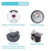 Intex Above Ground Pool Sand Filter Pump Bundled with Replacement Hose (2 Pack) - image 3 of 4