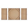 MAYEERTY Gold Foil Triptych 3-piece Canvas Wall Art Set - 2 of 4