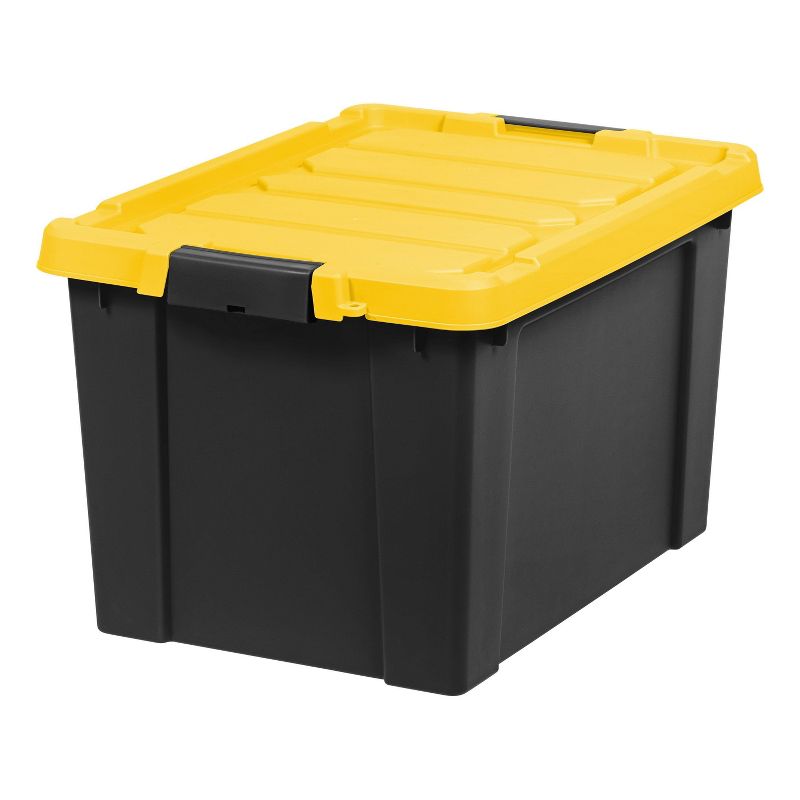 IRIS Heavy Duty Plastic Utility Storage Bin For Garage and Basement, 3 of 10