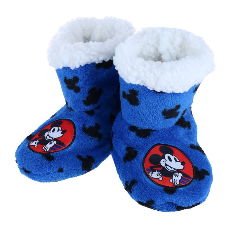 Textiel Trade Kids' Disney Mickey Mouse Print Bootie Slipper, 2 of 4