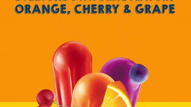 Popsicle Orange Cherry Grape Variety Ice Pops - 18ct, 2 of 12, play video