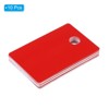 Unique Bargains PVC Blank Cards with Slot Punch on Short Side for Business Office 10 Pcs - 3 of 4