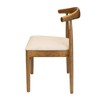 Commercial Seating Products,Mid Century Café Dark Walnut Dining Chairs Set of 2 - 3 of 4