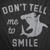 LEVEN SIXTEEN Mens Dont Tell Me to Smile T Shirt Funny Hammerhead Shark - 2 of 3
