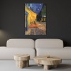 The Cafe Terrace on The Place du Forum (Cafe Terrace at Night) 1888 by Vincent van Gogh Unframed Wall Canvas - iCanvas - 4 of 4