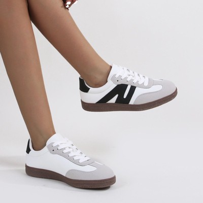 Женские кроссовки BERNESS Women's Lettie Lace-up Gum Sneakers White 6 — фото 4