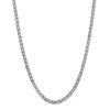 Black Bow Jewelry 4.4mm 14k White Gold Solid Concave Anchor Chain Necklace - 3 of 4