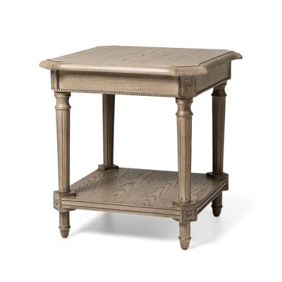 Maven Lane Pullman Traditional Square Wooden Side Table