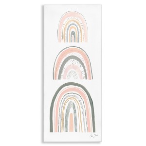 Stupell Industries Stack of Abstract Rainbows Canvas Art - 1 of 4