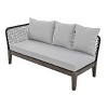 Nestfair Modern 5-Person Seating Group with Cushions Rope Waved Patio Sofa Set - 3 of 4