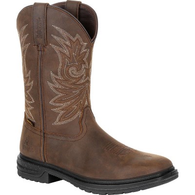 Men's Rocky Worksmart 11" Composite Toe Waterproof Western Boot
