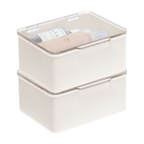 Mdesign Plastic Cosmetic Vanity Storage Organizer Box : Target