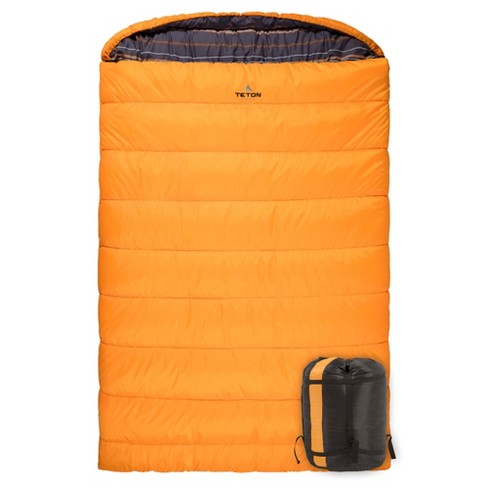 Teton Sports Mammoth 0 Degree Sleeping Bag With Compression Sack Zipper And Superloft Elite Material For Camping Base Camp And Hunting Orange Target