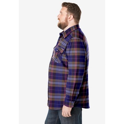 KingSize Signature Plaid Flannel Shirt