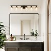 Wall-Mounted Mirror Rectangle Bathroom Vanity Mirrors Framed Mirrors Aluminum Framed Bathroom Mirror - 3 of 4