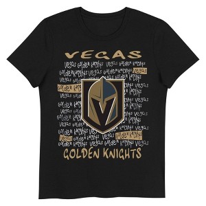 NHL Vegas Golden Knights Girls' Crew Neck T-Shirt - 1 of 1