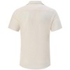 Men's Casual Cuban Short Sleeve Button Down Beach Shirt with Pocket - 3 of 4
