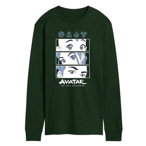 Men's - Avatar: The Last Airbender - Airbenders Long Sleeve Graphic T-Shirt - 1 of 3