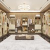 Aheaplus 12.2 - 18.5 FT Closet Organizer with 2 Mirrors, Wooden Closet System with 9 Drawers and 6 Hanging Rods - 4 of 4
