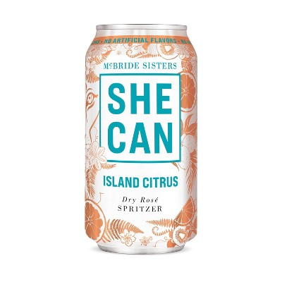 SHE CAN Island Citrus Dry Rosé Spritzer - 375ml Can